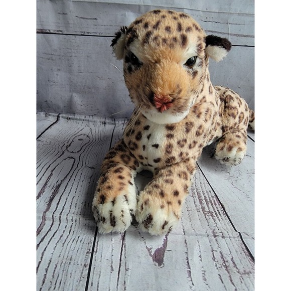 GOFFA Realistic Looking Jaguar Leopard cat 20" foot to tail - Picture 3 of 9